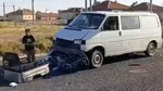 Aksaray'da minibüs 3 tekerli mopede çarptı: 5 yaralı