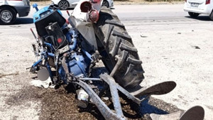 Karabük'te tır ile traktör çarpıştı: 1 ağır yaralı