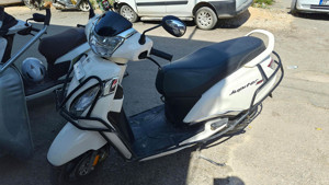 Devrilen motosikletin sürücüsü yaralandı