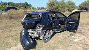 Manavgat'ta feci kaza kamerada: 1 yaralı