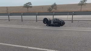 Kulu'da motosiklet devrildi: 1 yaralı