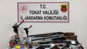 Tokat'ta silah kaçakçılığı operasyonu: 11 gözaltı