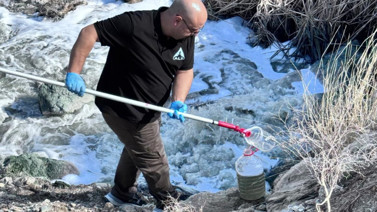 Ceyhan Nehri'ndeki kirlilik için 21 numune alındı