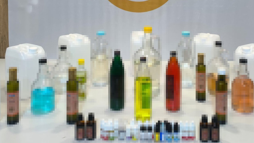 Samsun'da sahte içki operasyonu: 35 litre etil alkol ele geçirildi